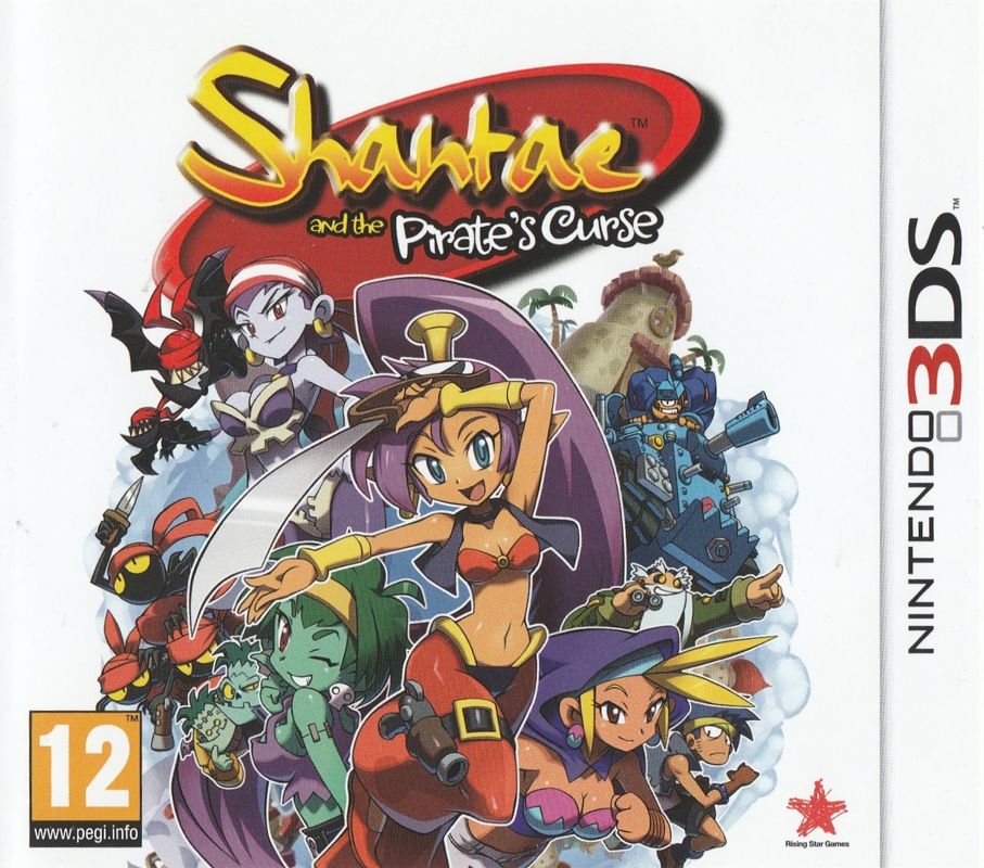 Shantae and the Pirate's Curse [Orange Cover] box art for Playstation 4